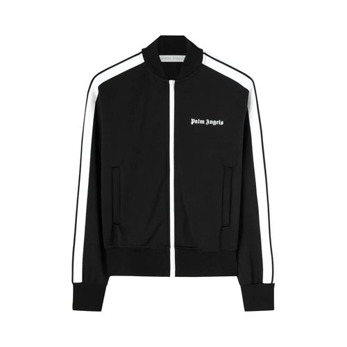 Palm Angels Bomber Jacket - Black/White - PWBD025C99FAB0011001