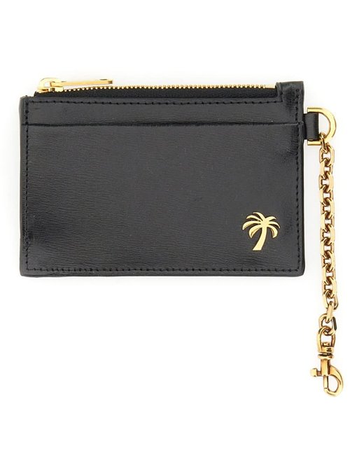Palm Angels Card Holder With Chain palm Beach - PWND003_F22LEA0011076