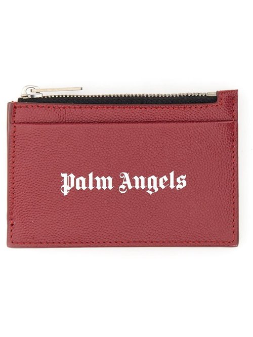 Palm Angels Caviar Card Holder - PMND007_F22LEA0022801