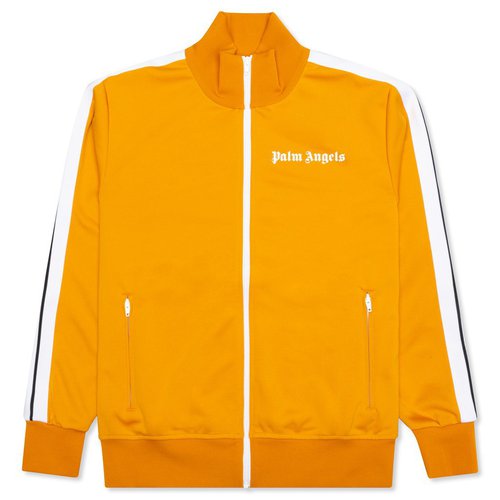 Palm Angels Classic Track Jacket - Autumn Blaze/White - PMBD001E20FAB0012201