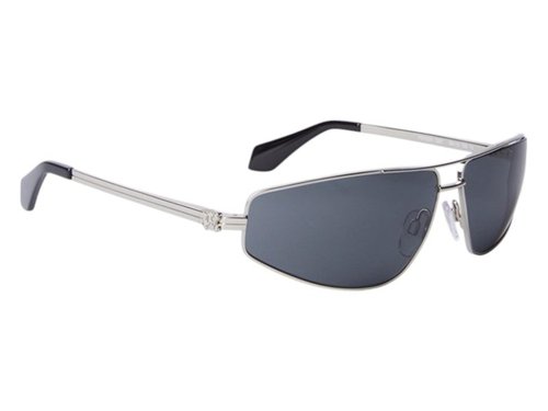 Palm Angels Clavey Silver Sunglasses - Silver Dark Grey (Peri059S24Met0017207)