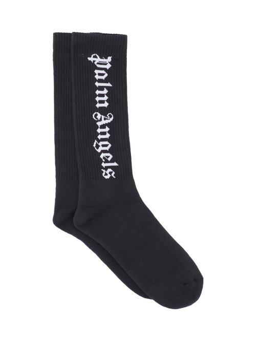 Palm Angels Cotton Socks - PMRA001C99FAB002_1001