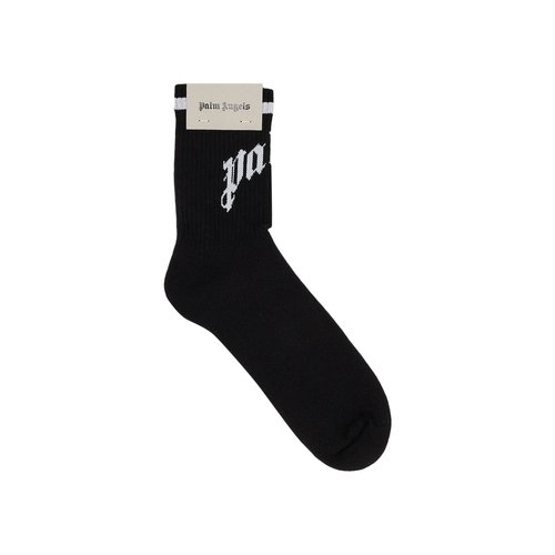 Palm Angels Curved Logo Track Socks - PMRA008F25FAB0021003