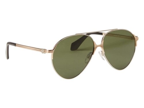 Palm Angels Elkton Gold Sunglasses - Gold Green (Peri060S24Met0017655)