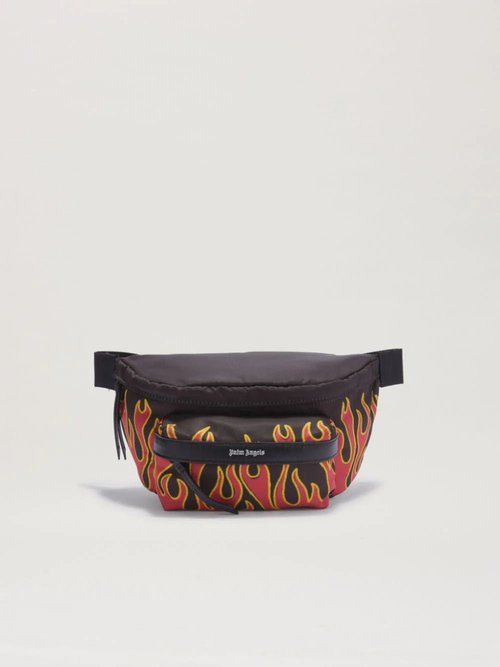 Palm Angels Fannypack Printed Flames - PMNO002F22LEA0022501