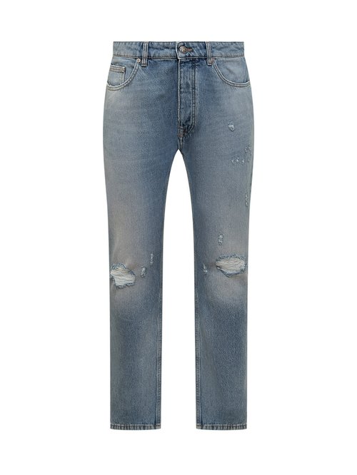 Palm Angels Jeans With Pa Monogram - PMYA039F24DEN001_0503