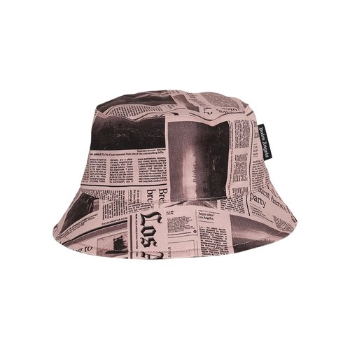 Palm Angels LA Times Reverse Bucket Hat - PMLA039F25FAB0011030