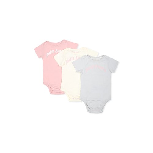 Palm Angels Multicolor Bodysuit Set For With Logo - PG2X015F24JER0013103