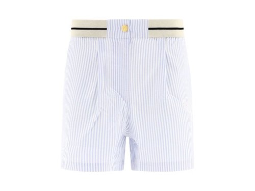 Palm Angels Palms Stripes Boxer Shorts - Blue - PWCB043S24FAB0014003