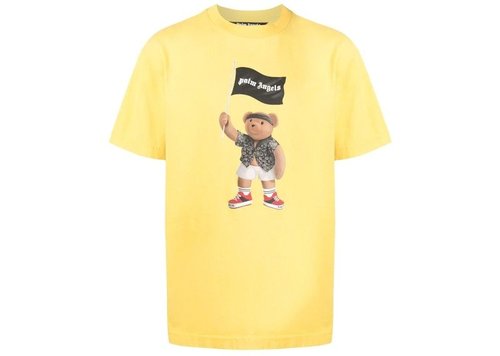 Palm Angels Pirate Teddy Bear T-Shirt - Yellow
