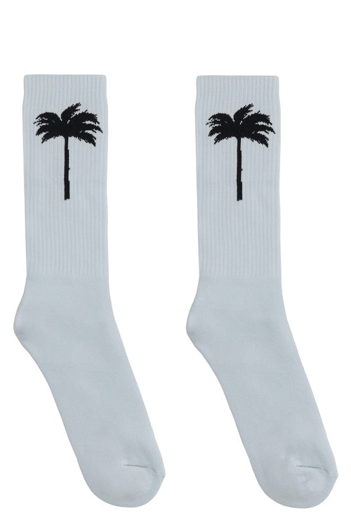 Palm Angels Sock With Logo Embroidery - PMRA001S23FAB001_4010
