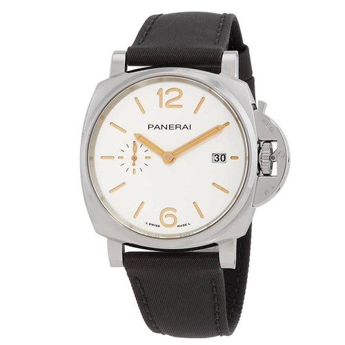 Panerai Luminor Due 42mm Prada Re-Nylon Automatic Dial Watch PAM01428 - Black/Gold Tone/Pink/Rose Gold Tone/Silver Tone/White - PAM014_8 DI_METER