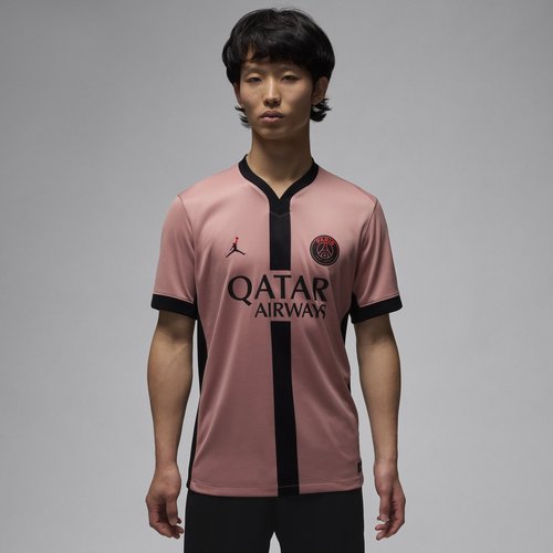 Paris Saint-Germain 2024/25 Stadium Third Air Jordan Dri-FIT Soccer Replica Jersey - Rust Pink/Black/Black - FQ2024-686