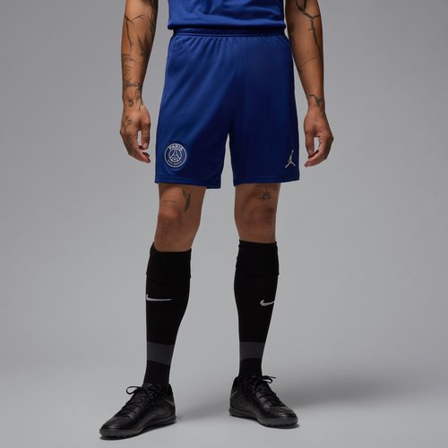 Paris Saint-Germain 2025 Stadium Fourth Air Jordan Dri-FIT Soccer Replica Shorts - Blue Void/Phantom/Phantom - HJ0892-492