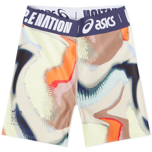 P.E Nation x ASICS Kaizen Bike Short - Active Print - 233S2.4ASI