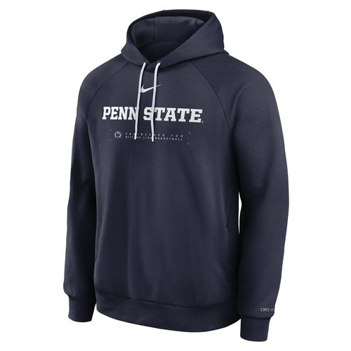 Penn State Courtside Basketball Practice Nike Dri-FIT Pullover Hoodie - Navy - 04EJ044PPSN-REJ