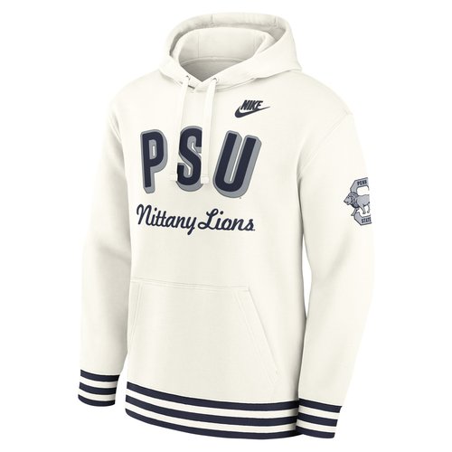 Penn State Legacy Retro Menâs Nike College Pullover Hoodie - Sail - 02K30G1XPSV-MPS