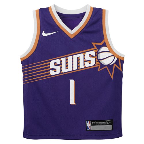 Phoenix Suns Devin Booker Icon Edition Nike NBA Bodysuit - Purple/White - I1BX6P00SUNDB-NDE