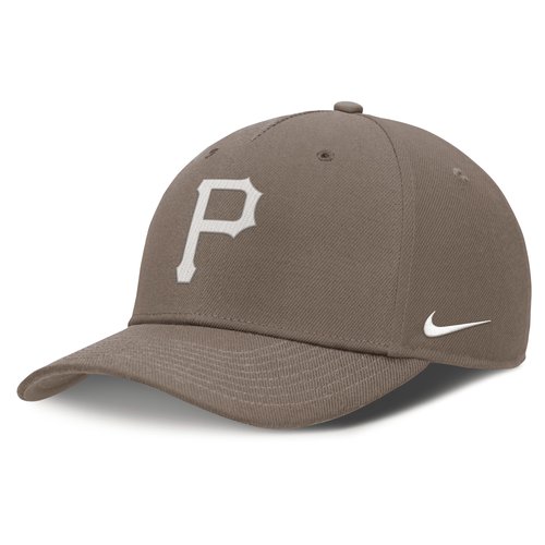 Pittsburgh Pirates Rise Nike Dri-FIT MLB Adjustable Hat - Mink Brown - NB462FJPTB-HUA