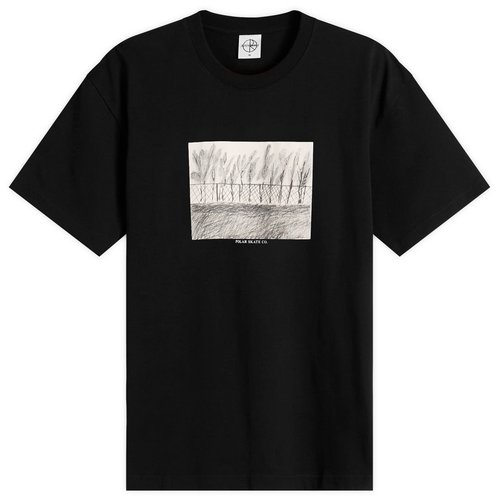Polar Skate Co. Fence T-Shirt - Black - PSC-F25-29-BLK