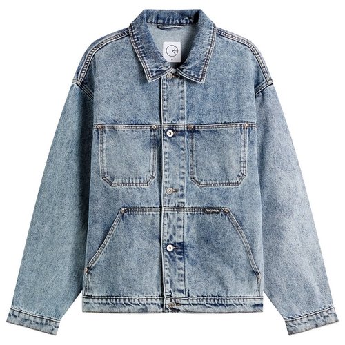 Polar Skate Co. Patrik Denim Jacket - Heavy Washed Blue - PSC-SP26-50-BLU