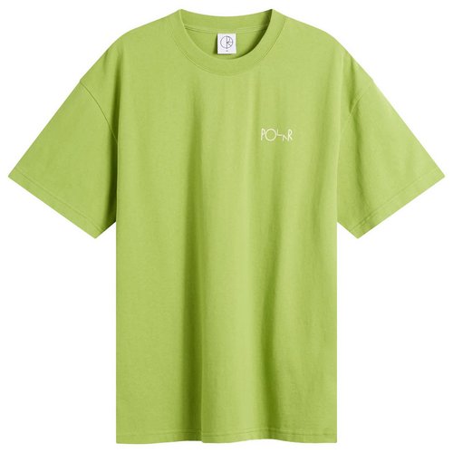 Polar Skate Co. Stroke Logo Contrast T-Shirt - Peridot - PSC-SP26-15-GRN