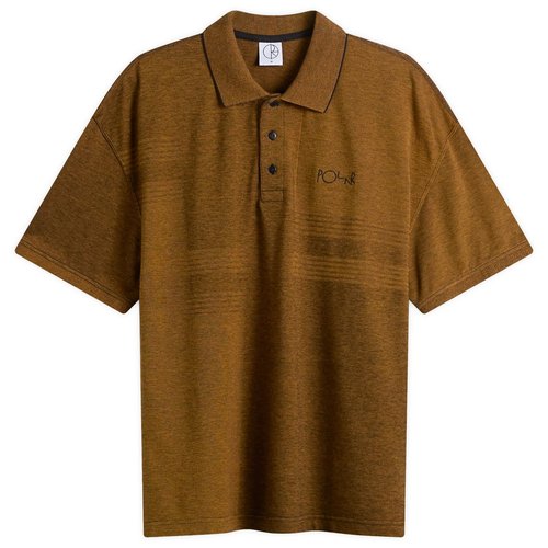 Polar Skate Co. Surf Polo - Black/Caramel - PSC-SP26-7-BLK