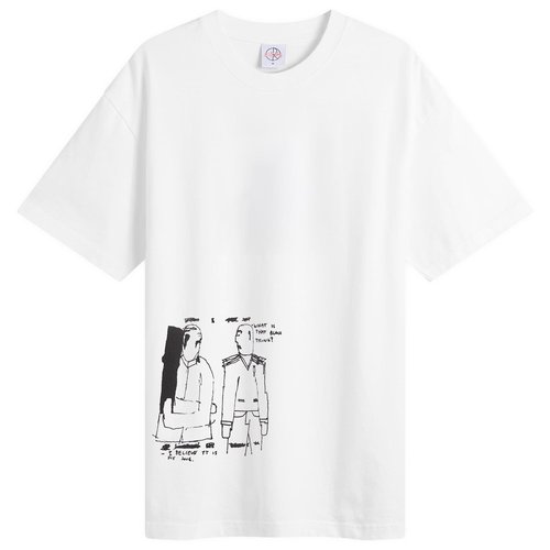Polar Skate Co. The End T-Shirt - White - PSC-SP26-17-WHT