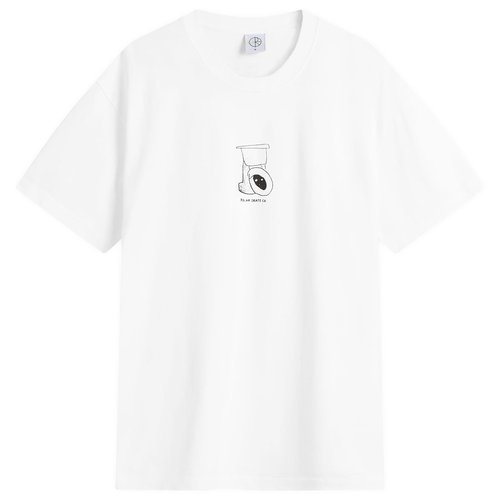 Polar Skate Co. Toilet T-Shirt - White - PSC-W25-26-WHT
