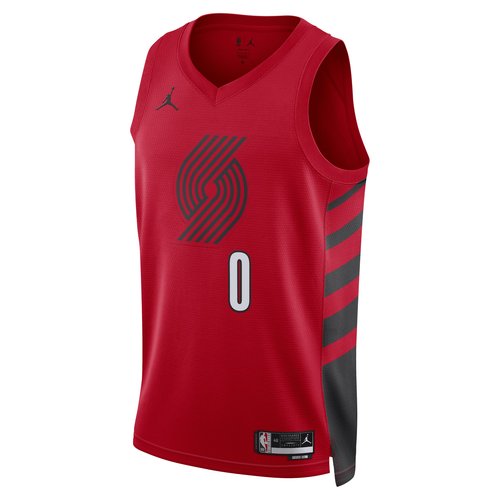 Portland Trail Blazers Statement Edition Air Jordan Dri-FIT NBA Swingman Jersey - University Red/Black - DO9541-657