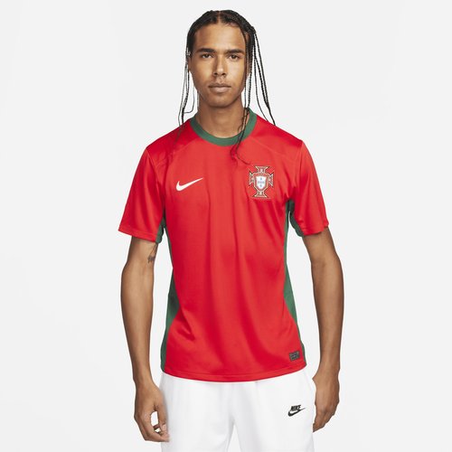 Portugal 2023 Stadium Home Nike Dri-FIT Soccer Jersey - Challenge Red/Gorge Green/Sail - DR3964-600
