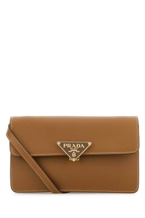 Prada Biscuit Leather Mini Crossbody Bag - Caramel 0 C - 1BD386VOTONZVF04N5