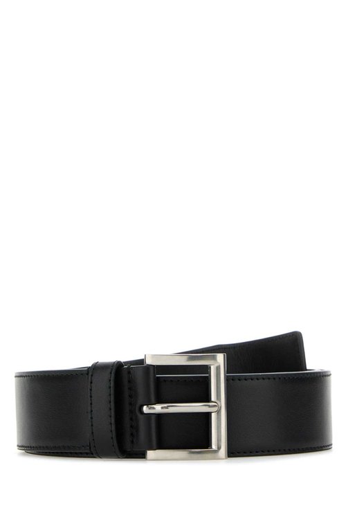 Prada Black Leather Belt - 1CC537_ASKF0002