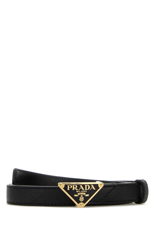 Prada Black Leather Belt - 1CC621_053_F0002
