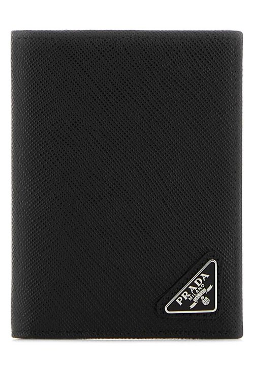 Prada Black Leather Card Holder - 2MC048_QHH_F0002