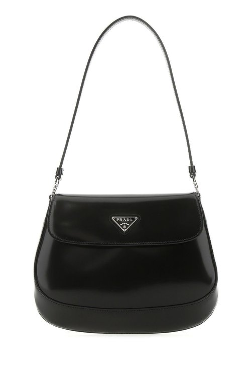 Prada Black Leather Cleo Shoulder Bag - 1BD311ZO6F0002NERO