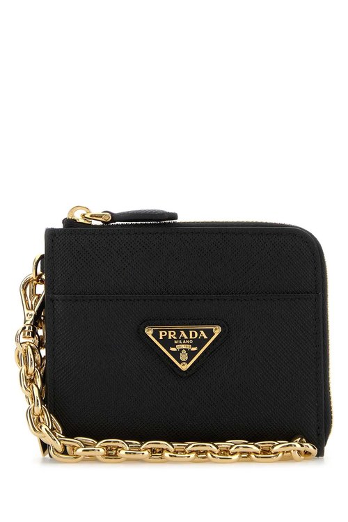 Prada Black Leather Wallet - 1ML061_QHHF0002