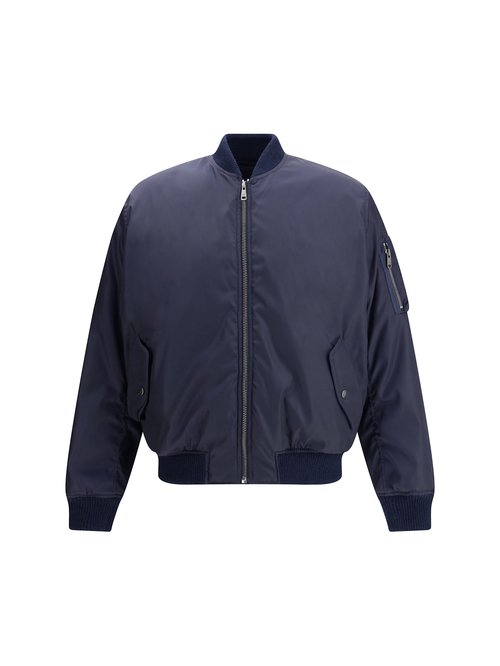 Prada Bomber Jacket With Rib-knit Collar - SGD002SOOO18LW_F0SVF