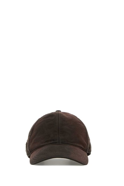 Prada Brown Cotton Baseball Cap - 2HC274_16IF_F0192