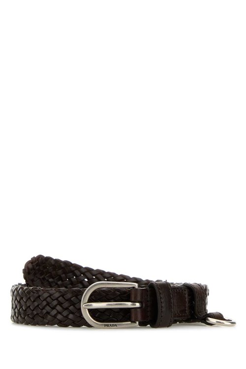 Prada Brown Leather Belt - 1CM282_2HIR_F0201