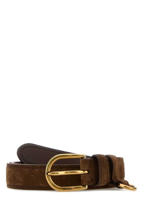 Prada Brown Suede Belt - 1CS144_054F0324