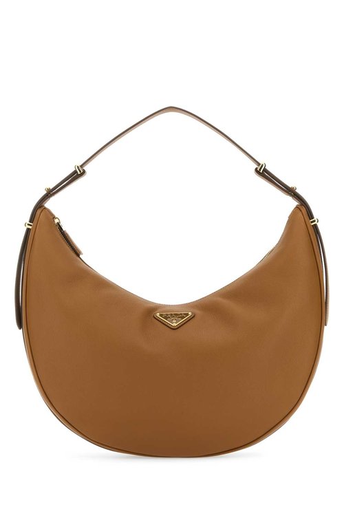 Prada Caramel Leather Big Arquã¨ Handbag - Caramel0 - 1BC212_2CYS_F03BH