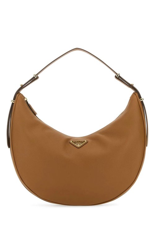 Prada Caramel Leather Big Arquè Handbag - Caramel0 - 1BC212VOVO2CYSF03BH