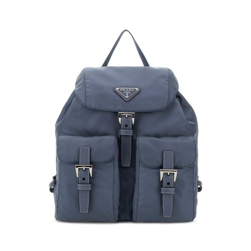 Prada Cerulean Re-Nylon Small Backpack - Blue - 1BZ677RV44F0D5724