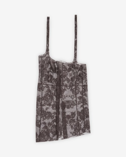 Prada Chantilly Lace Midi Skirt - Ebony - P141I-19O3-F0192