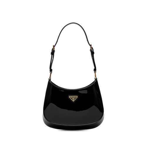 Prada Cleo Patent Leather Bag - Black - 1BC169_69F03KJ