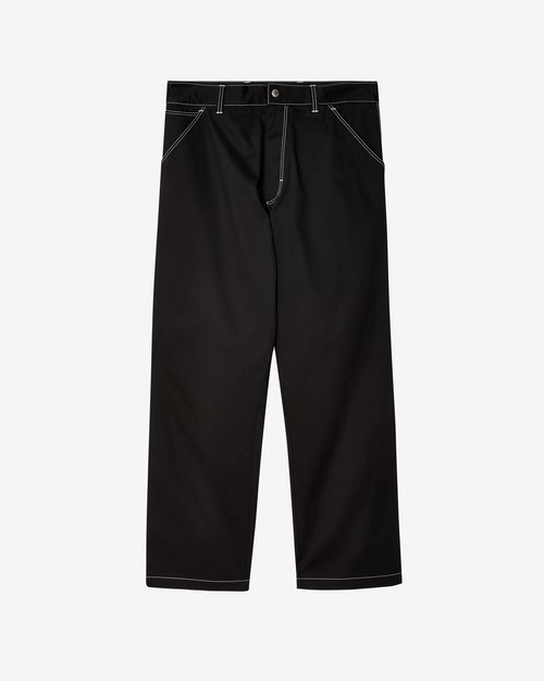 Prada Contrast Stitch Trousers - Black - "SPH292108IF0002"