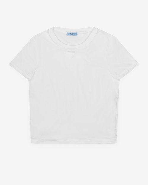 Prada T-shirts And Polos - White - 3569B18QZF0009