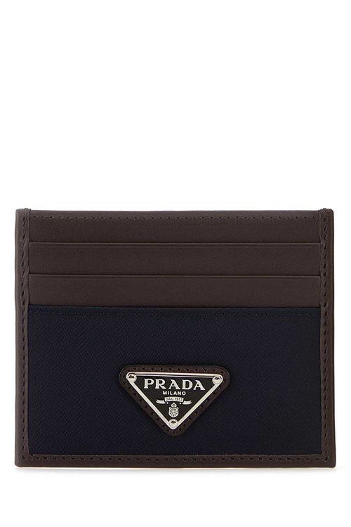 Prada Dark Brown Leather Card Holder - 2MC025_2DW3_F0008