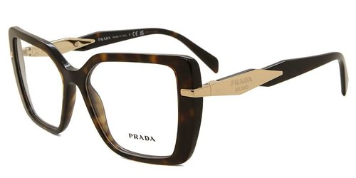 Prada Demo Cat Eye Ladies Eyeglasses PR 03ZV 2AU1O1 53 - Tortoise - PR 03ZV 2AU_O1 53